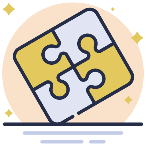 pieza de puzzle icono gratis