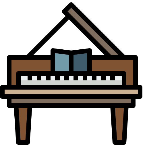 piano de cola icono gratis