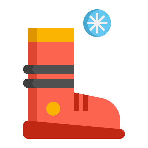 botas de esqui icono gratis