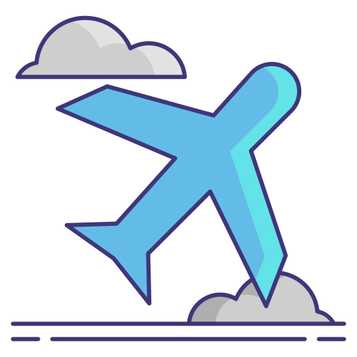 Airplane free icon