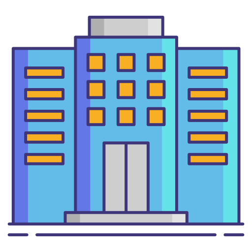 Apartment Flaticons Lineal Color icon