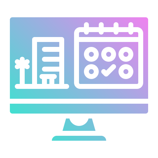 Online reservation free icon