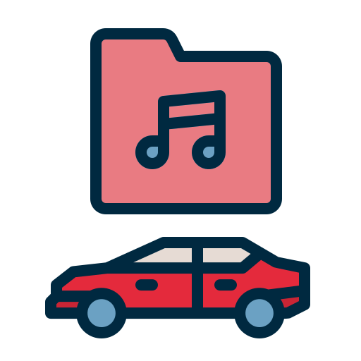 musica de carro icono gratis