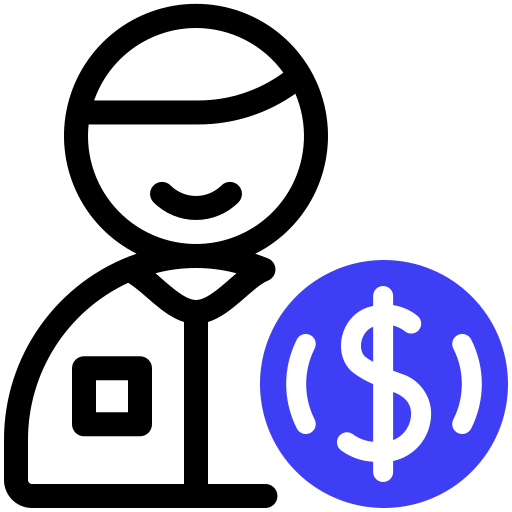 comprador icono gratis