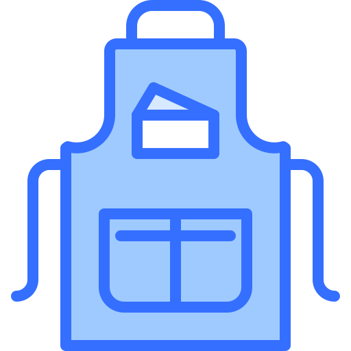 Apron Coloring Blue icon