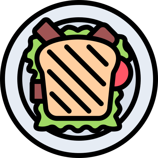 Sandwich Coloring Color icon