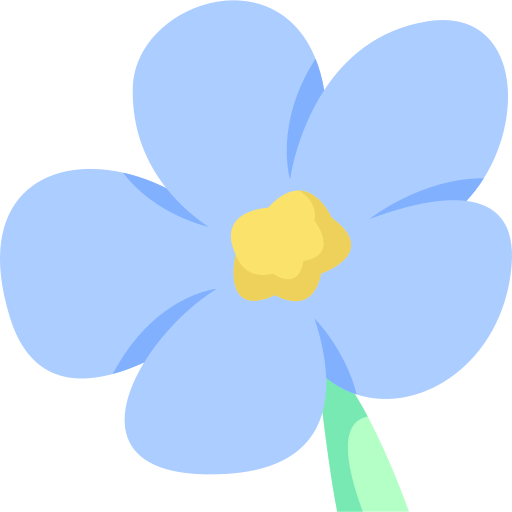 Alpine forget me not - Free nature icons