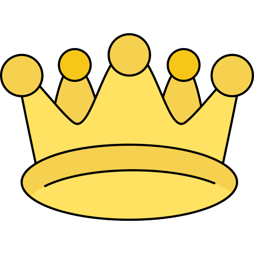 Crown Generic Thin Outline Color icon