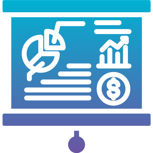 Business report Generic Flat Gradient icon