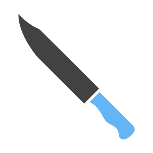 Knife Generic Blue icon