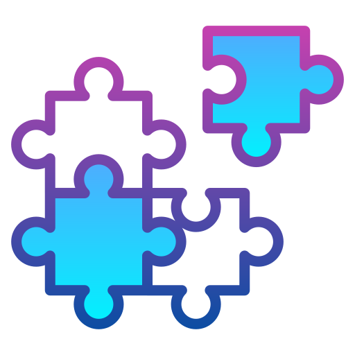 Puzzle Generic Flat Gradient icon