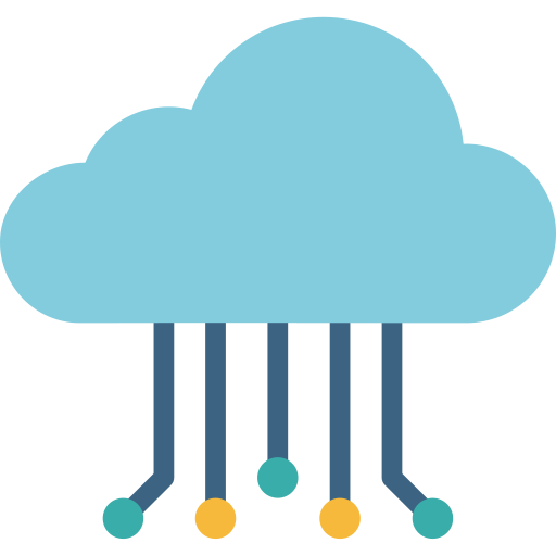 Cloud computing Generic Flat icon