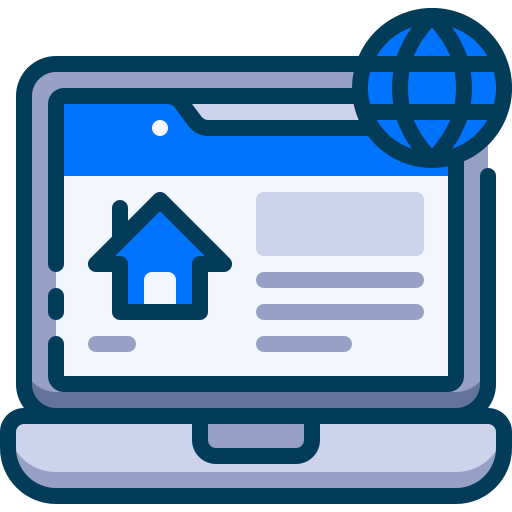 direccion de casa icono gratis