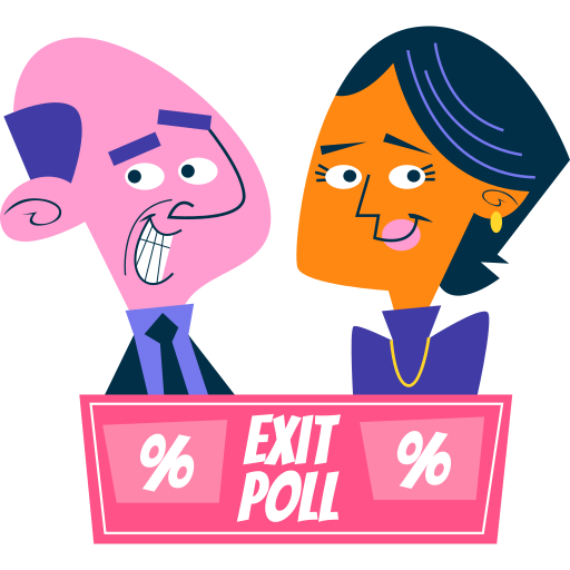 Poll free sticker Poll free sticker