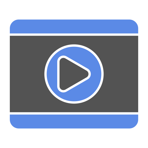 reproductor de video icono gratis