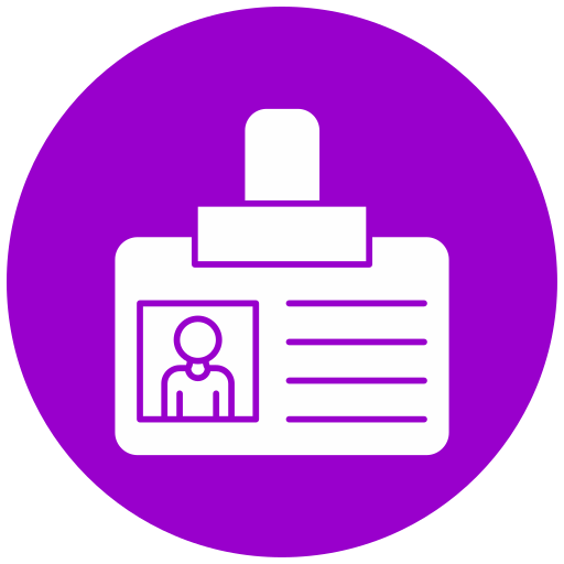 tarjeta de identificación icono gratis