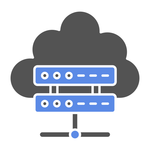 computación en la nube icono gratis