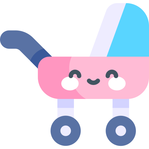 carrito de bebé icono gratis