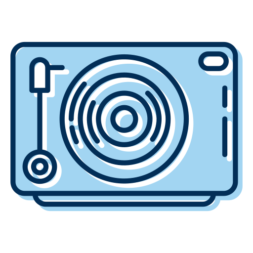 Vinyl Blue Icon - Vinyl Icons 