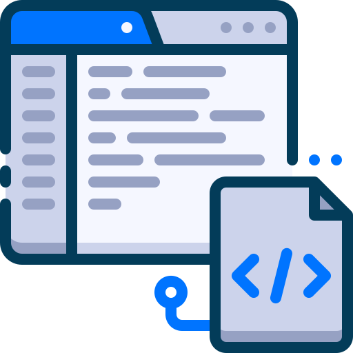 Code Generic Blue icon