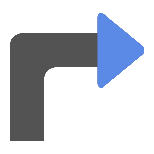 biegen sie rechts ab kostenlos Icon