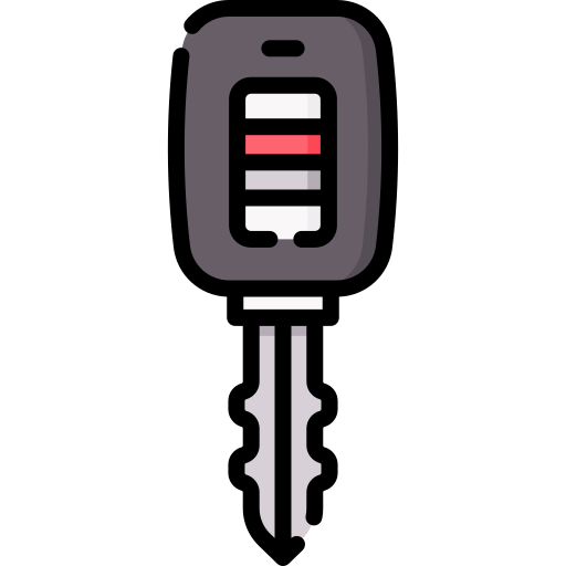 Car key Special Lineal color icon