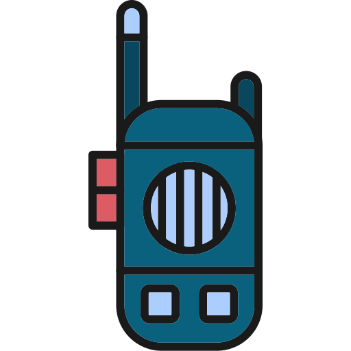 휴대용 무전기 무료 아이콘