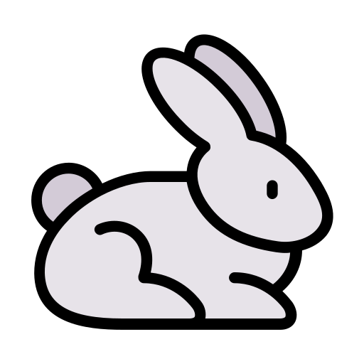 Rabbit Generic Outline Color icon