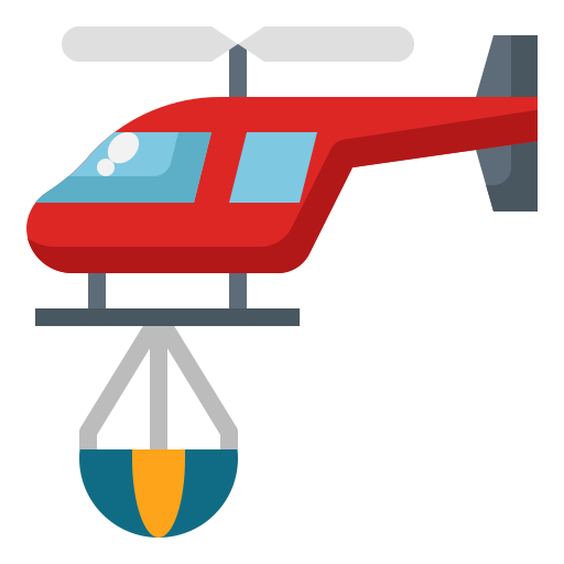 helicóptero icono gratis