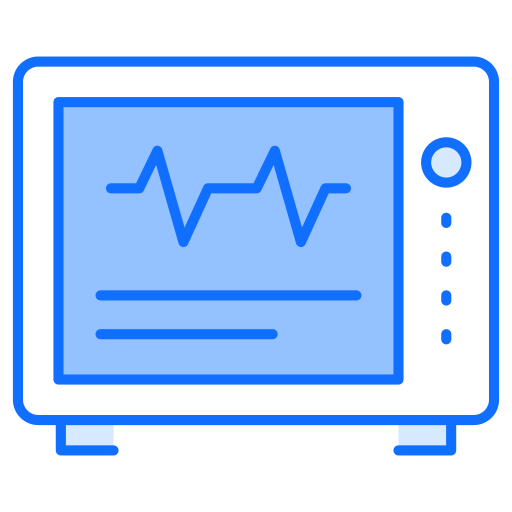 monitor de electrocardiograma icono gratis