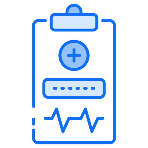 informe médico icono gratis