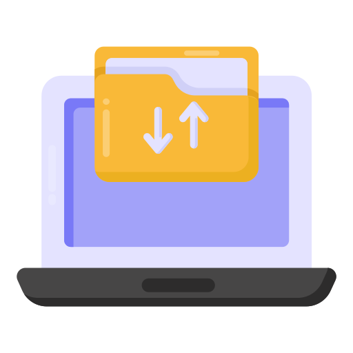 Data transfer free icon