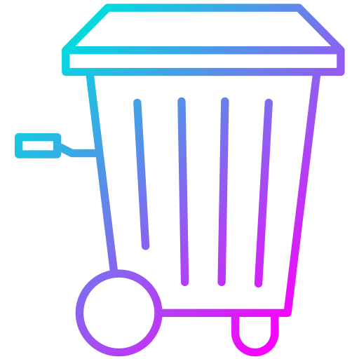 contenedor de basura icono gratis