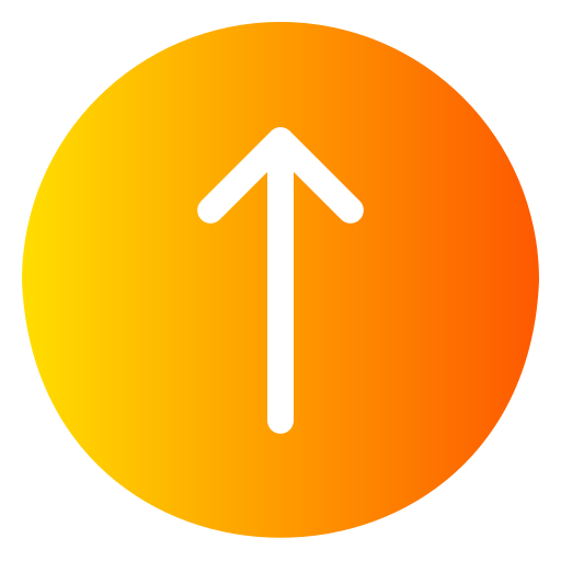 flecha arriba icono gratis