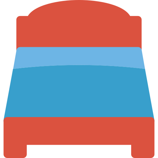 Bed free icon Bed free icon