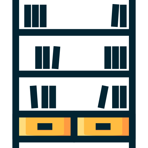 Книжный шкаф бесплатно иконка