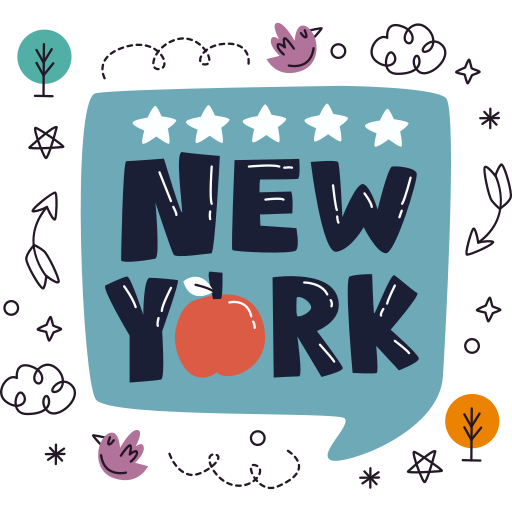 nueva york gratis sticker