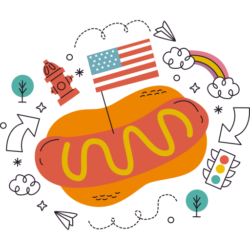 hot-dog gratuit sticker hot-dog gratuit sticker