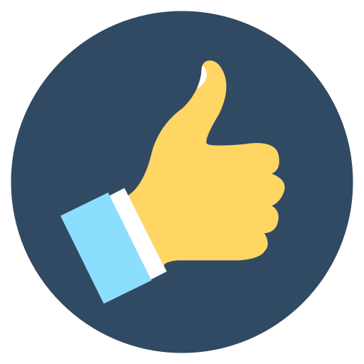 pulgares hacia arriba icono gratis