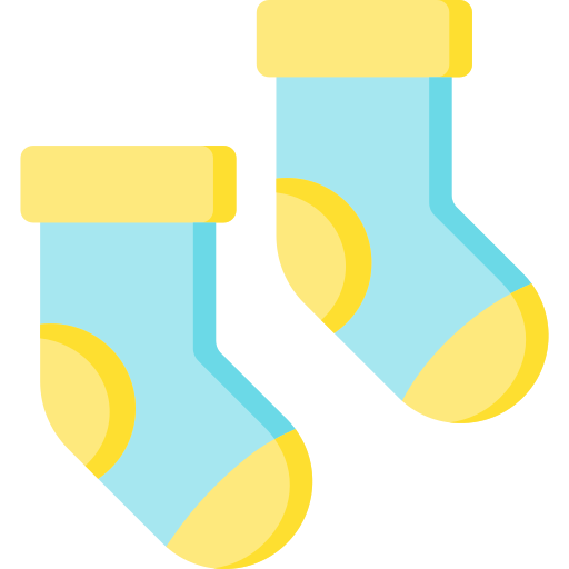 Baby socks Special Flat icon