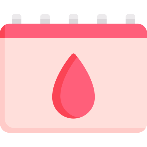 menstruación icono gratis