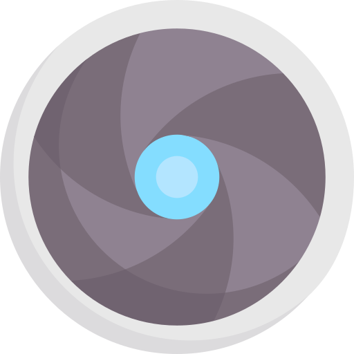 obturador icono gratis