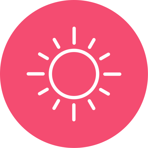 Sun - free icon