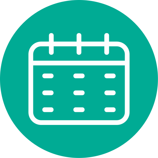calendário grátis ícone