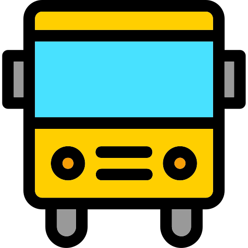 School bus Generic Outline Color icon