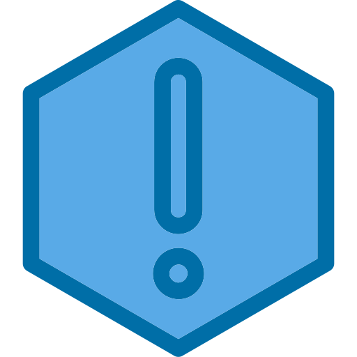 Danger Generic Blue icon