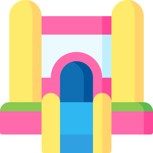 castillo inflable icono gratis