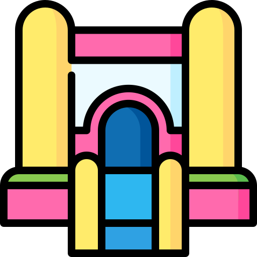 castillo inflable icono gratis