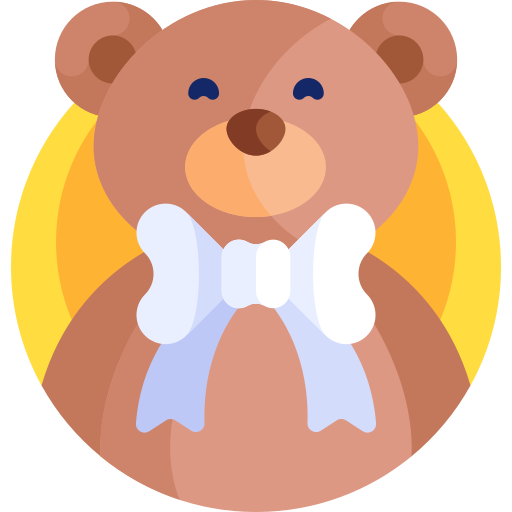 oso de peluche icono gratis