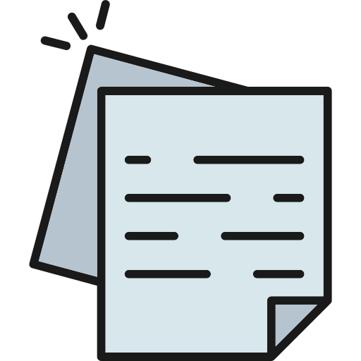 papel blanco icono gratis